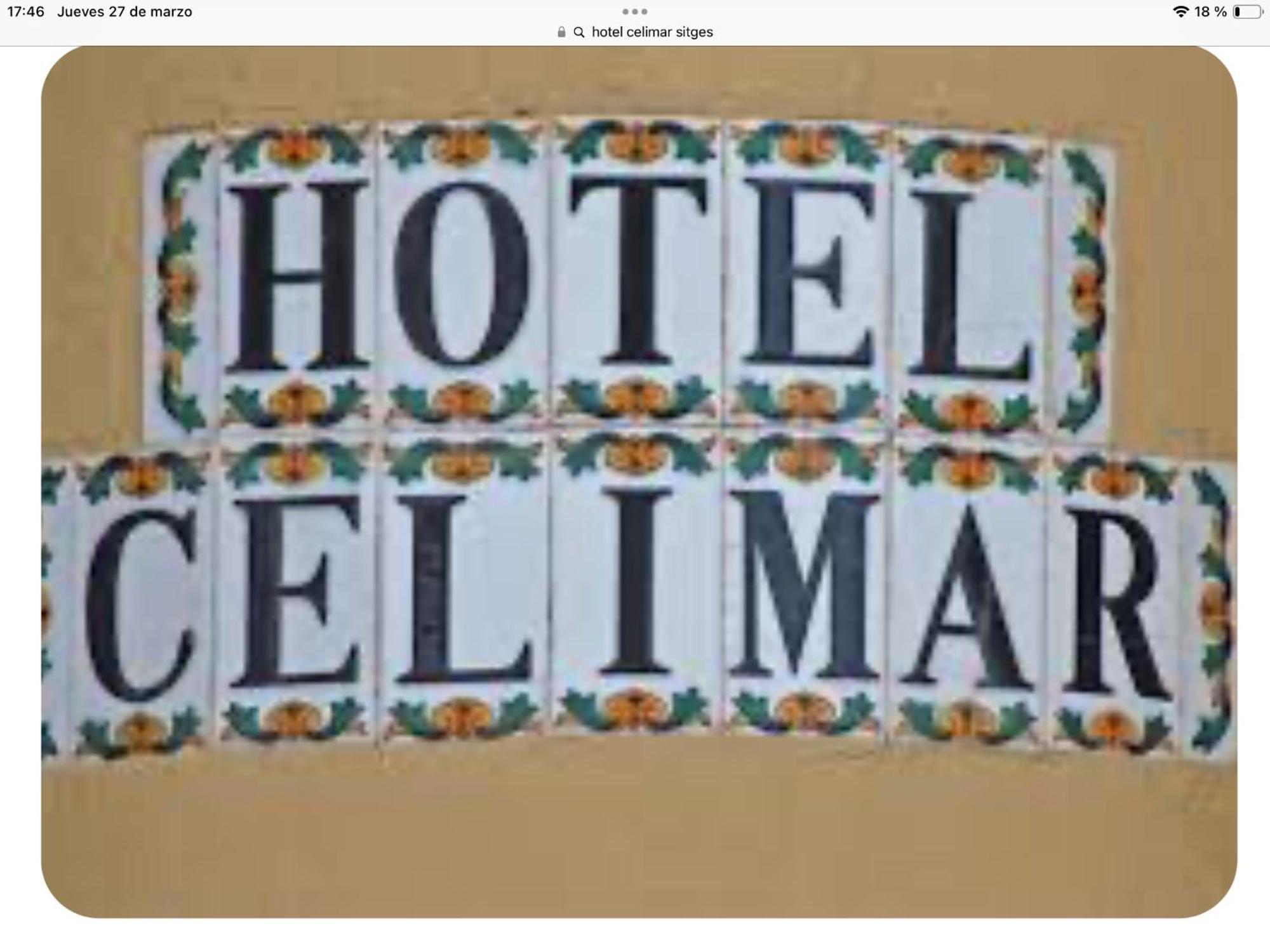 סיטגס Hotel Celimar מראה חיצוני תמונה